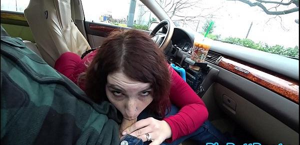  Very Risky Public Car Blowjob And Oral Creampie